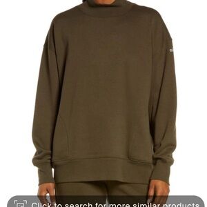 ALO Yoga Green Oversized Sweatshirt
